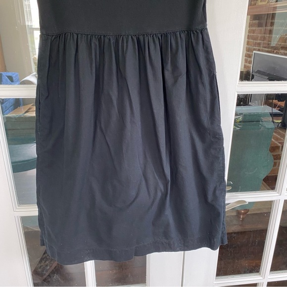 Gap Maternity Dress Cotton Medium Black - Picture 2 of 13